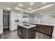 Modern kitchen featuring stainless steel appliances and an island at 2272 Horizon Light Ct, Henderson, NV 89052