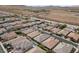 Aerial view of a residential neighborhood with houses and landscaping at 2364 Boretto St, Henderson, NV 89044