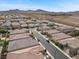 Aerial view of community and surrounding landscape at 2364 Boretto St, Henderson, NV 89044