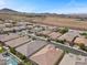 Aerial view of homes in a residential neighborhood with desert landscape at 2364 Boretto St, Henderson, NV 89044