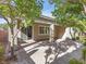 Covered patio with access to backyard at 2364 Boretto St, Henderson, NV 89044