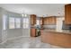 Bright kitchen with an island, granite counters, and stainless steel appliances at 2526 Rocky Countryside St, North Las Vegas, NV 89030