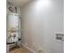 Laundry room with water heater and ample space at 3012 Holly Hill Ave, Las Vegas, NV 89104