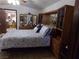 Spacious main bedroom with mirrored wardrobe at 3381 W Simkins Rd, Pahrump, NV 89060