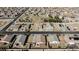 Aerial view of a neighborhood with houses and landscaping at 3811 E Chaffe Ave, Pahrump, NV 89061