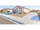 Single story home with driveway and landscaping at 3811 E Chaffe Ave, Pahrump, NV 89061