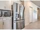 Stainless steel refrigerator with water dispenser in modern kitchen at 4390 E Cactus Canyon Dr, Pahrump, NV 89061