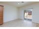 Bright dining area with sliding glass doors to backyard at 4435 Lavender Ln, Pahrump, NV 89061