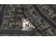 Aerial view of house and neighborhood, highlighting the property's location at 4527 Buddy Holly Ct, North Las Vegas, NV 89031