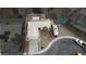 Aerial view of house, RV, and pool at 4527 Buddy Holly Ct, North Las Vegas, NV 89031