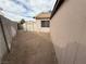 View of backyard and shed at 4527 Buddy Holly Ct, North Las Vegas, NV 89031