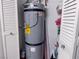 Water heater and additional storage in the closet at 4750 Obannon Dr # D, Las Vegas, NV 89102