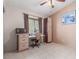 Home office with desk, chair, and built-in storage at 4826 Polar Lights Ct, Las Vegas, NV 89130