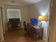 Home office with dual monitors, desk, and comfortable chair at 5005 Prairie Springs Ct, Las Vegas, NV 89130