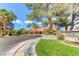 Landscaped entrance to the Vizcaya community at 5006 S Rainbow Blvd # 103, Las Vegas, NV 89118