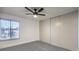 Spacious bedroom with a ceiling fan and large closet at 5101 Village Dr, Las Vegas, NV 89142