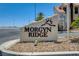 Morvyn Ridge community entrance with address numbers clearly displayed at 8555 W Russell Rd # 1101, Las Vegas, NV 89113