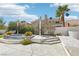 Relaxing spa and pool area with tiled accents and seating at 9123 Claretta Dr, Las Vegas, NV 89129