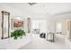 Elegant upstairs hallway with decorative mirrors at 9123 Claretta Dr, Las Vegas, NV 89129