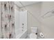 Clean bathroom with a tub, shower, and toilet at 9289 Casa Sierra Ln, Las Vegas, NV 89148