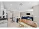 Modern kitchen with stainless steel appliances and an island at 9289 Casa Sierra Ln, Las Vegas, NV 89148