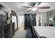 Main bedroom with a large mirror and ample closet space at 10009 Delicate Dew St, Las Vegas, NV 89183