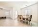 Dining room with tile floors and a view of the backyard at 10923 Stone Crossing Ave, Las Vegas, NV 89166