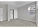 Bedroom with built-in closet and carpet flooring at 12073 Glentana View St, Las Vegas, NV 89138