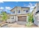 Two story home with modern facade and landscaping at 12073 Glentana View St, Las Vegas, NV 89138