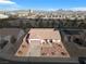 House and front yard from an aerial perspective at 1226 Sunfire St, Henderson, NV 89014