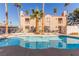 Community pool with building reflection at 1375 E Hacienda Ave # 201, Las Vegas, NV 89119