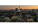 Aerial view of the city skyline at sunset at 150 Las Vegas Blvd # 1909, Las Vegas, NV 89101