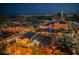 Elevated night view of city buildings and streets at 150 Las Vegas Blvd # 1909, Las Vegas, NV 89101