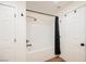 Modern bathroom with shower/tub combo and updated fixtures at 150 Las Vegas Blvd # 1909, Las Vegas, NV 89101