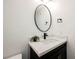 Contemporary bathroom vanity with white countertop at 150 Las Vegas Blvd # 1909, Las Vegas, NV 89101