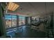 Modern fitness center with city views and various equipment at 150 Las Vegas Blvd # 1909, Las Vegas, NV 89101