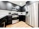 Modern kitchen with stainless steel appliances and marble countertops at 150 Las Vegas Blvd # 1909, Las Vegas, NV 89101