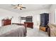 Spacious bedroom with large bed, dresser, and plenty of storage at 1920 Cavalry St, Pahrump, NV 89048