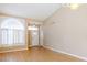 Living room with hardwood floors, high ceilings, and entryway at 2000 Golden Shadow Ct, Henderson, NV 89002