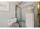 Bathroom with shower stall and toilet at 2353 Moorpark Way, Henderson, NV 89014