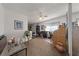 Bright home office features built-in shelving and large window at 2353 Moorpark Way, Henderson, NV 89014