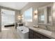 Elegant bathroom features a freestanding tub and stylish tile work at 2669 Pioneer Estates Ct, Las Vegas, NV 89117