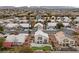 Aerial view of house and surrounding neighborhood at 2682 Korea Ct, Henderson, NV 89052