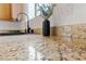 Close-up of kitchen counter with granite countertops at 2682 Korea Ct, Henderson, NV 89052