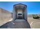 Enclosed RV garage or carport providing ample storage space at 303 Glasgow St, Henderson, NV 89015