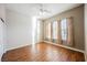 Bright bedroom featuring hardwood floors and ample natural light at 328 Hedgehope Dr, Las Vegas, NV 89183