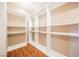 Bright walk-in closet with ample shelving and hanging space at 328 Hedgehope Dr, Las Vegas, NV 89183