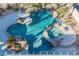 Luxury pool with spa and waterfall features at 328 Hedgehope Dr, Las Vegas, NV 89183