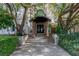 Elegant entryway with ornate columns and a grand double door at 3495 Pama Ln, Las Vegas, NV 89120