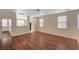 Bright living room featuring hardwood floors and an open concept design at 3968 Moon Tango St, Las Vegas, NV 89129